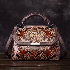 Leather handbags
